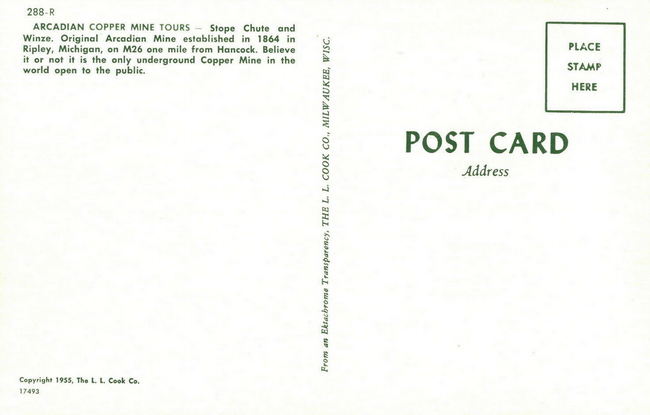 Arcadian Copper Mines - Postcards And Promo (newer photo)